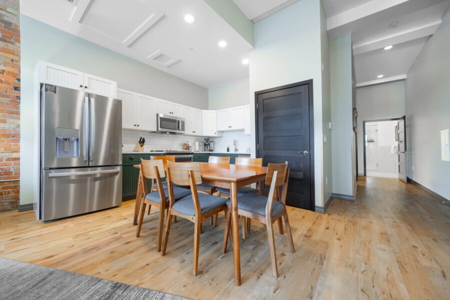 Duluth Rental Suite 101 - Kitchen and Dining area