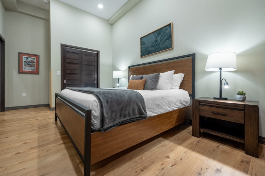 Duluth Rental Suite 102 - double bedroom